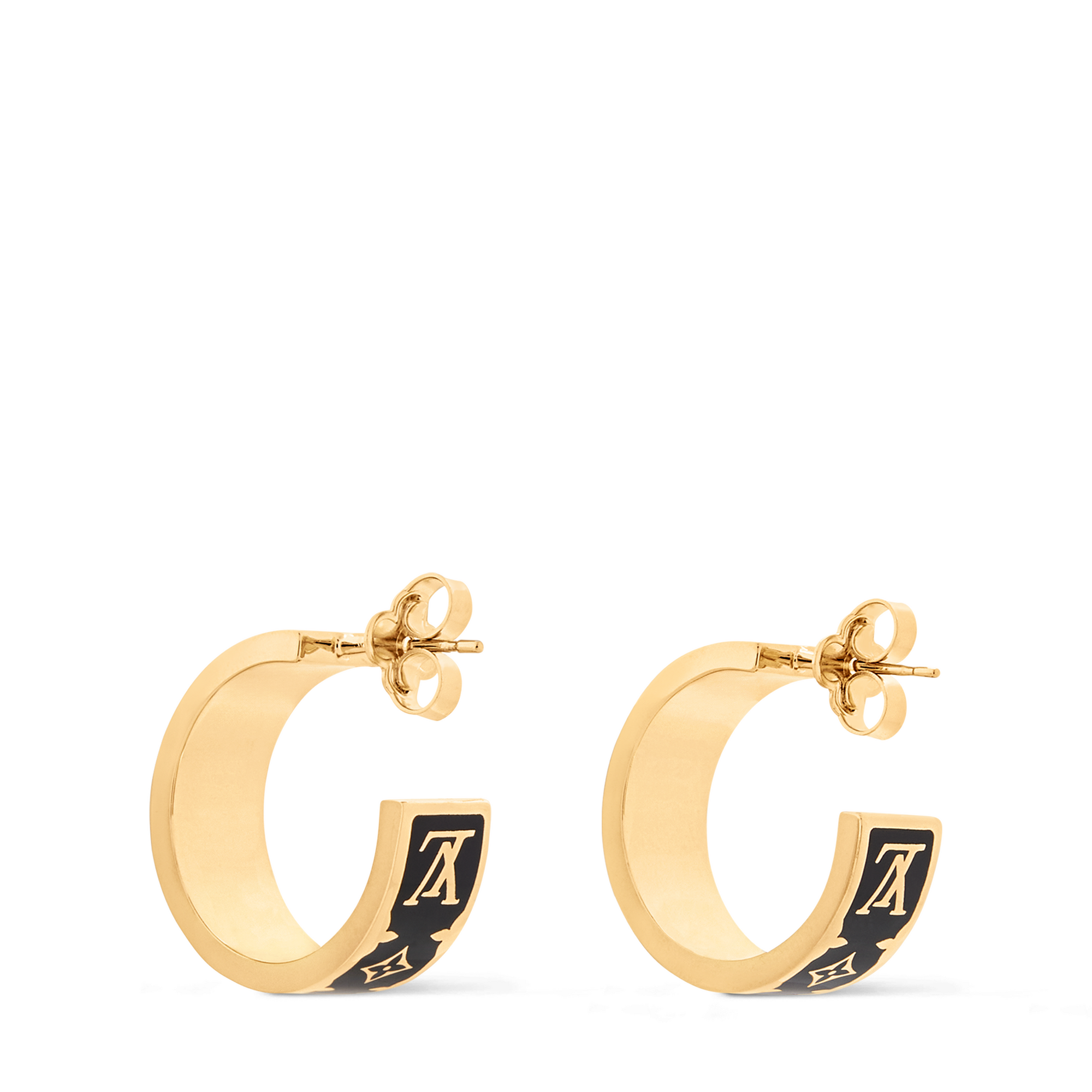 S00 Bisutería Aretes Aretes Nanograma Enamel | Louis Vuitton ® (Ampliar producto)