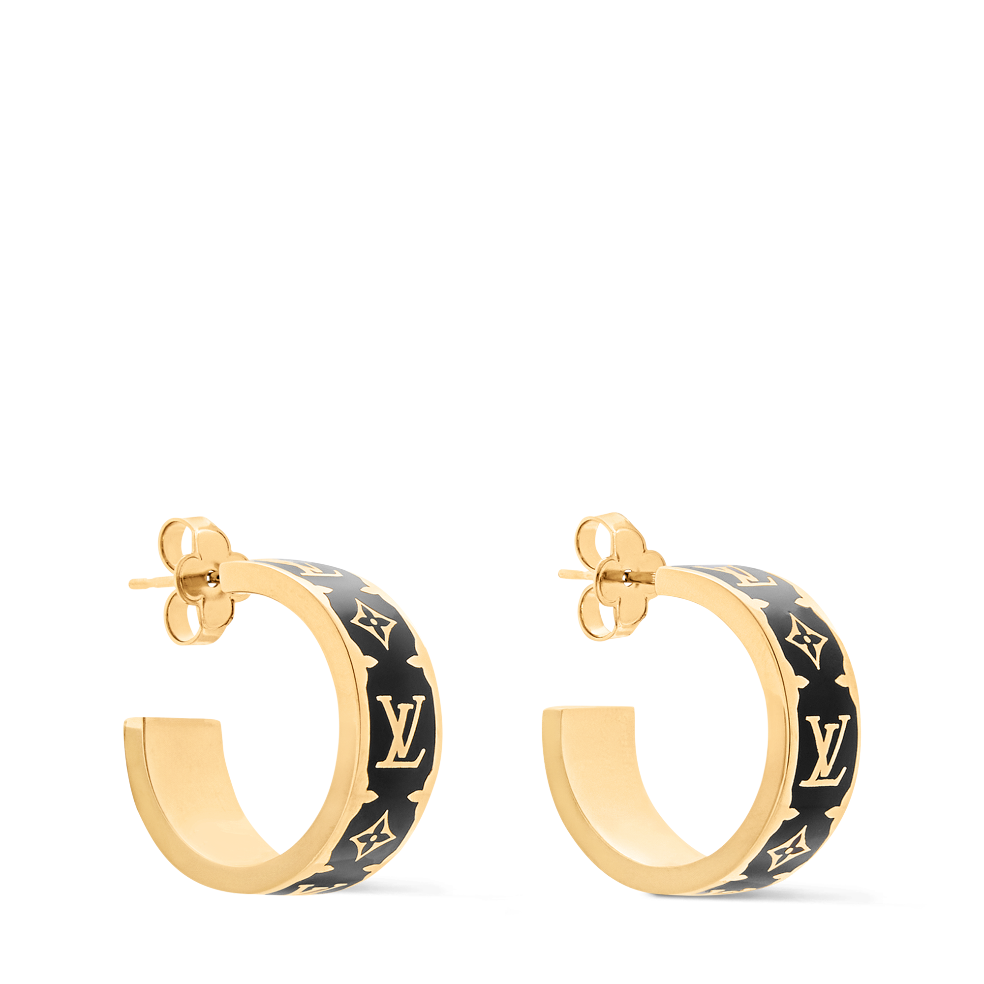 S00 Bisutería Aretes Aretes Nanograma Enamel | Louis Vuitton ® (Ampliar producto)