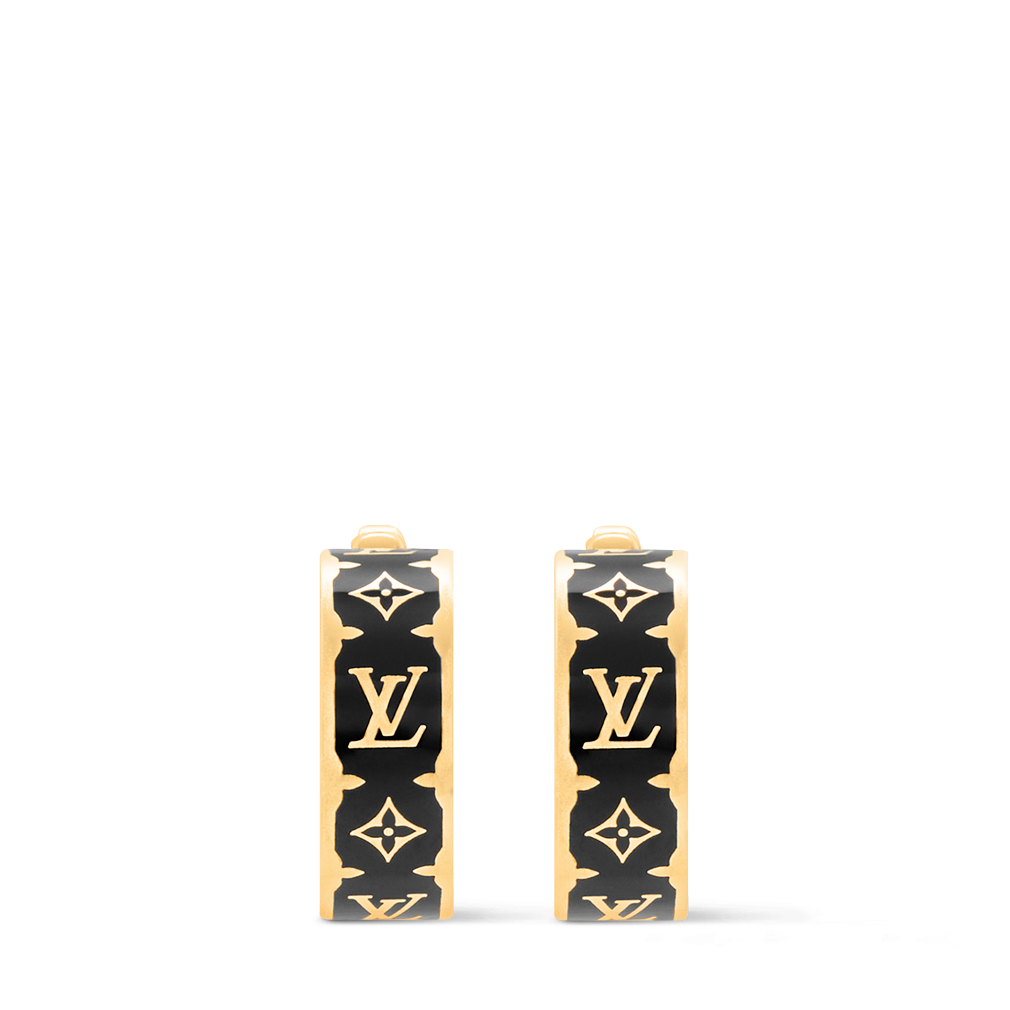S00 Bisutería Aretes Aretes Nanograma Enamel | Louis Vuitton ® (Ampliar producto)