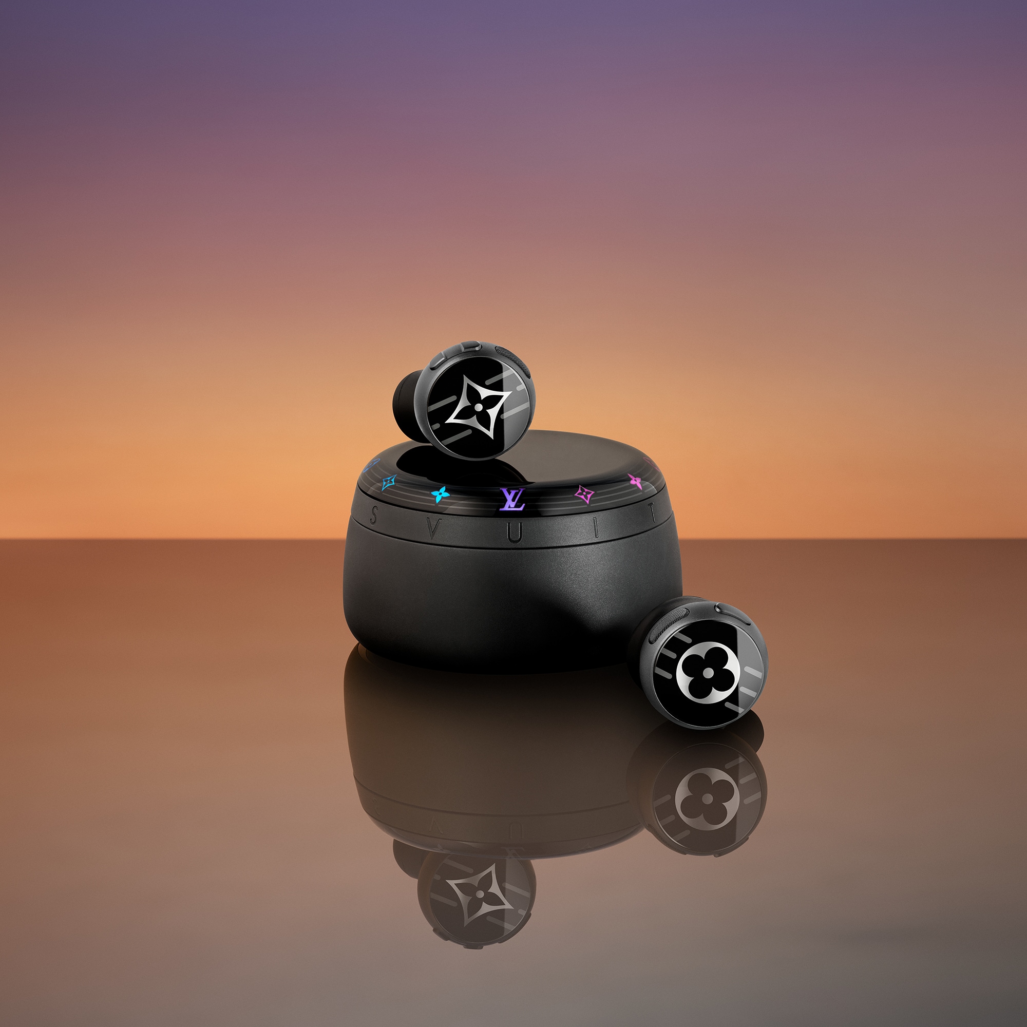  Artículos de tecnología Audio, relojes conectados y accesorios Audífonos Louis Vuitton Horizon Light Up | Louis Vuitton ® (Ampliar producto)