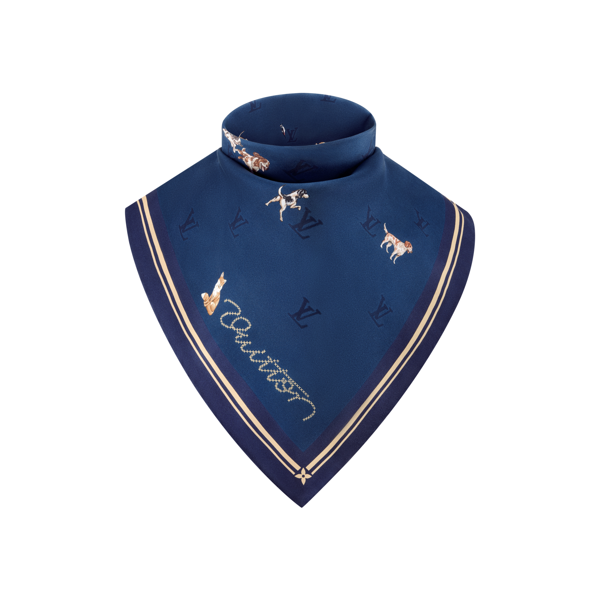 S00 Accesorios Pañuelos de seda y bandanas Bandana Animal Blason | Louis Vuitton ® (Ampliar producto)