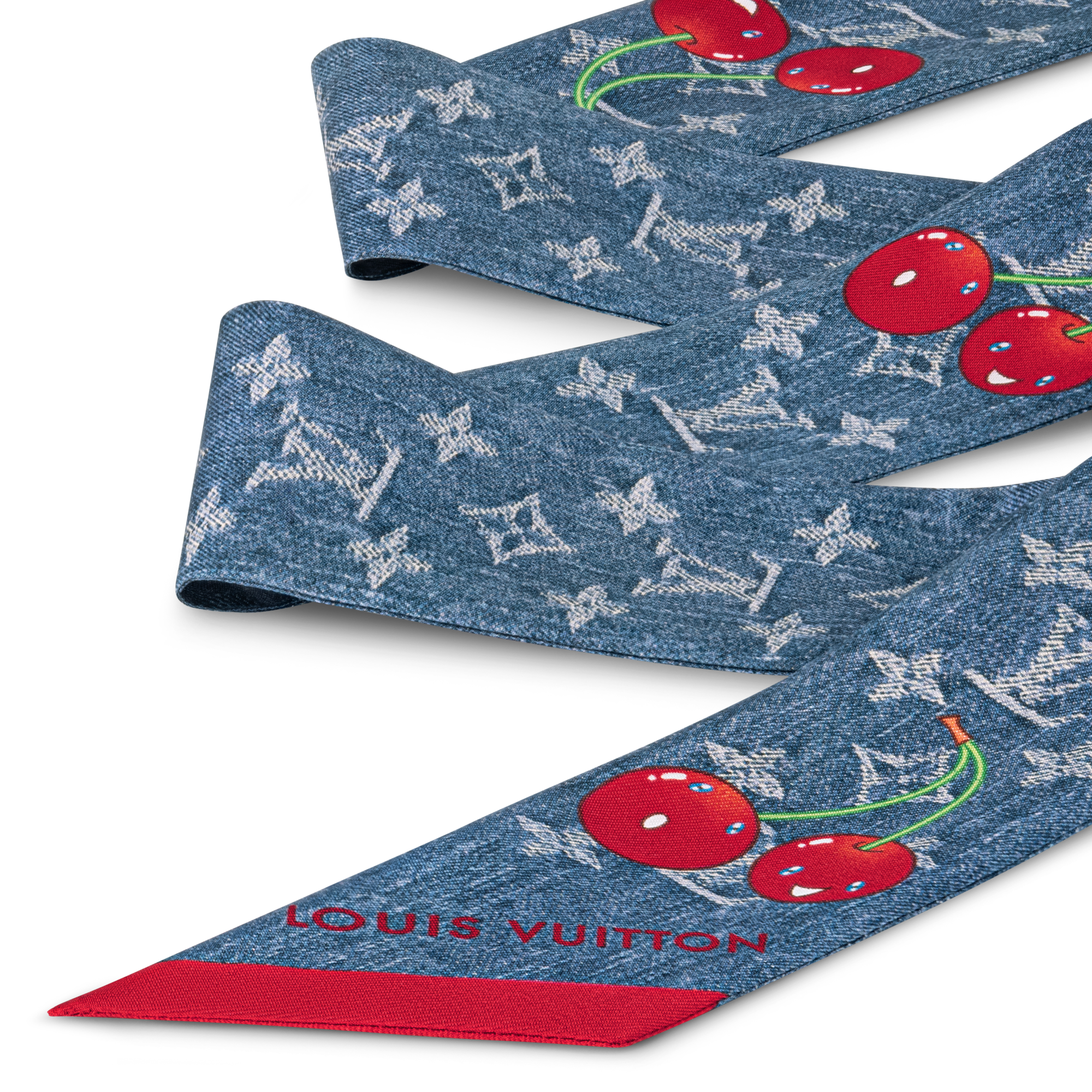 S00 Accesorios Pañuelos de seda y bandanas Bandana Denim Cerise LV x TM | Louis Vuitton ® (Ampliar producto)
