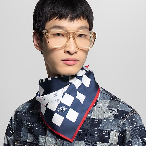 S00 Accesorios Pañuelos de seda y bandanas Bandana Game Scene | Louis Vuitton ® (Ampliar producto)