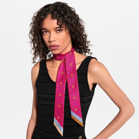 S00 Accesorios Pañuelos de Seda y Bandanas Bandana LV En Fleurs BB | Louis Vuitton ® (Ampliar producto)