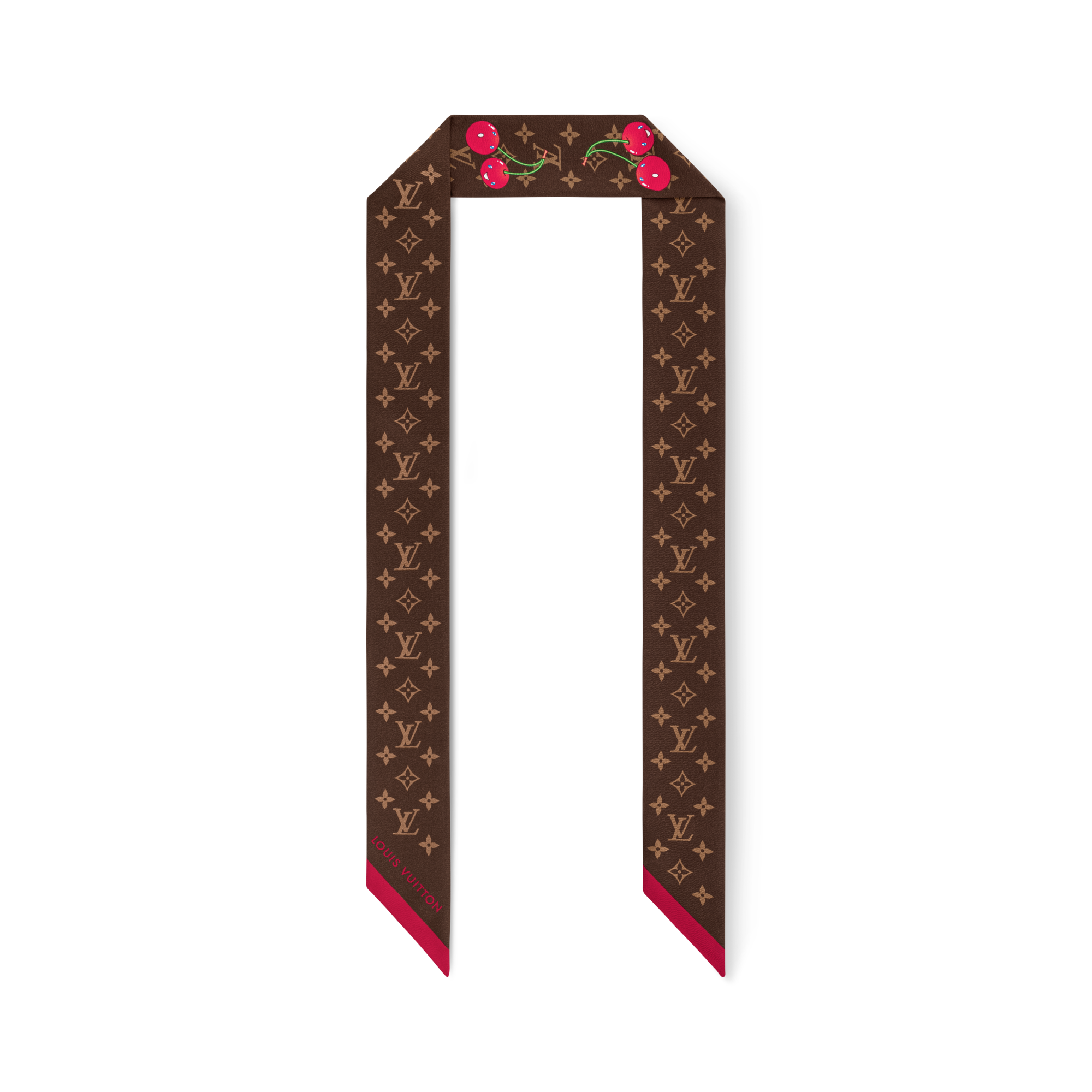 S00 Accesorios Pañuelos de seda y bandanas Bandana LV x TM Monogram Cerise B | Louis Vuitton ® (Ampliar producto)