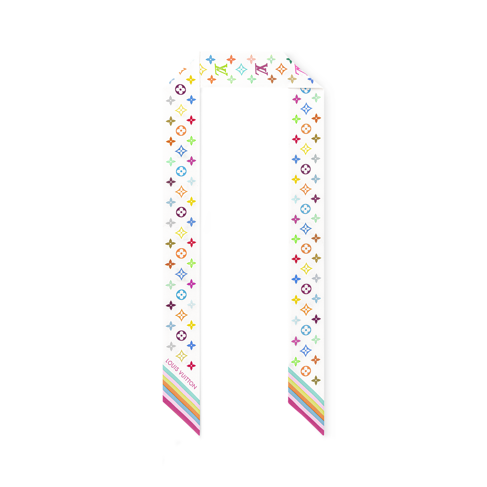 S00 Accesorios Pañuelos de seda y bandanas Bandana LV x TM Monogram Multicolor BB | Louis Vuitton ® (Ampliar producto)