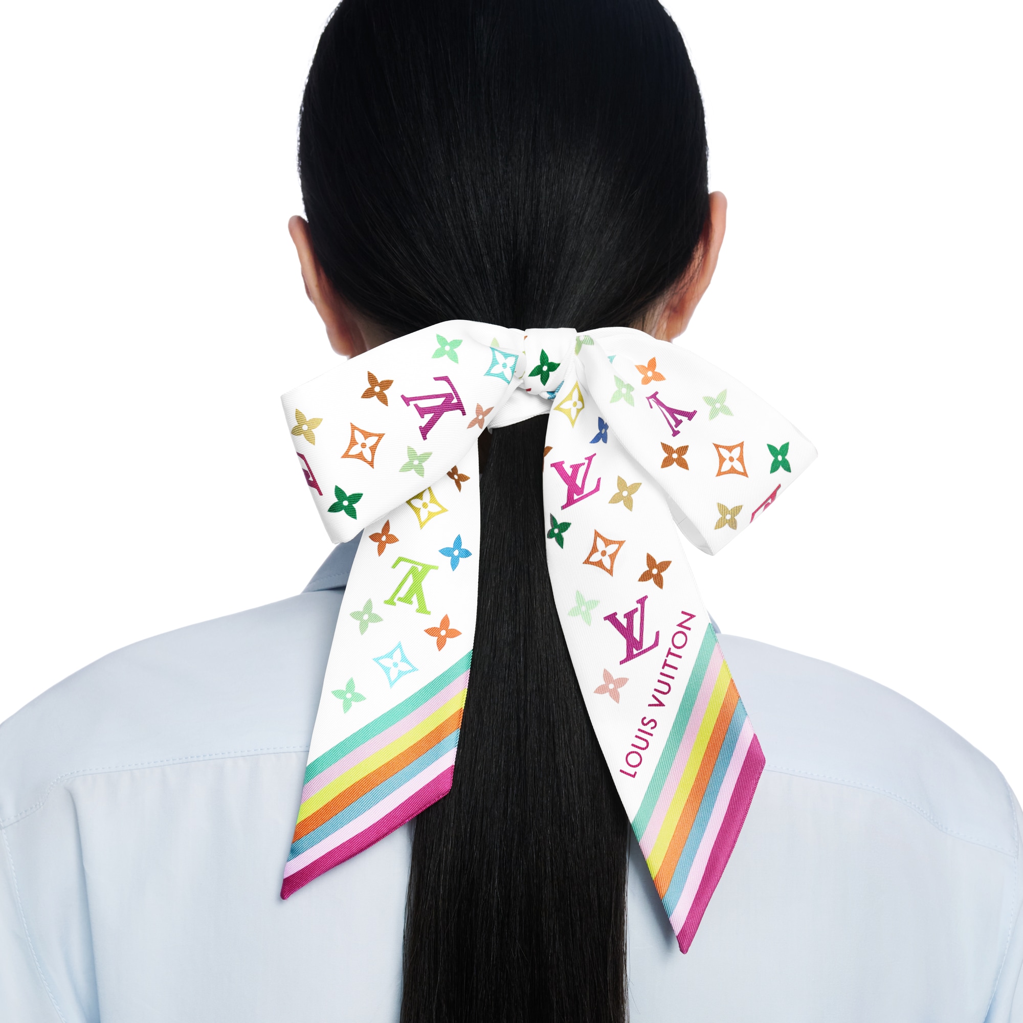 S00 Accesorios Pañuelos de seda y bandanas Bandana LV x TM Monogram Multicolor BB | Louis Vuitton ® (Ampliar producto)