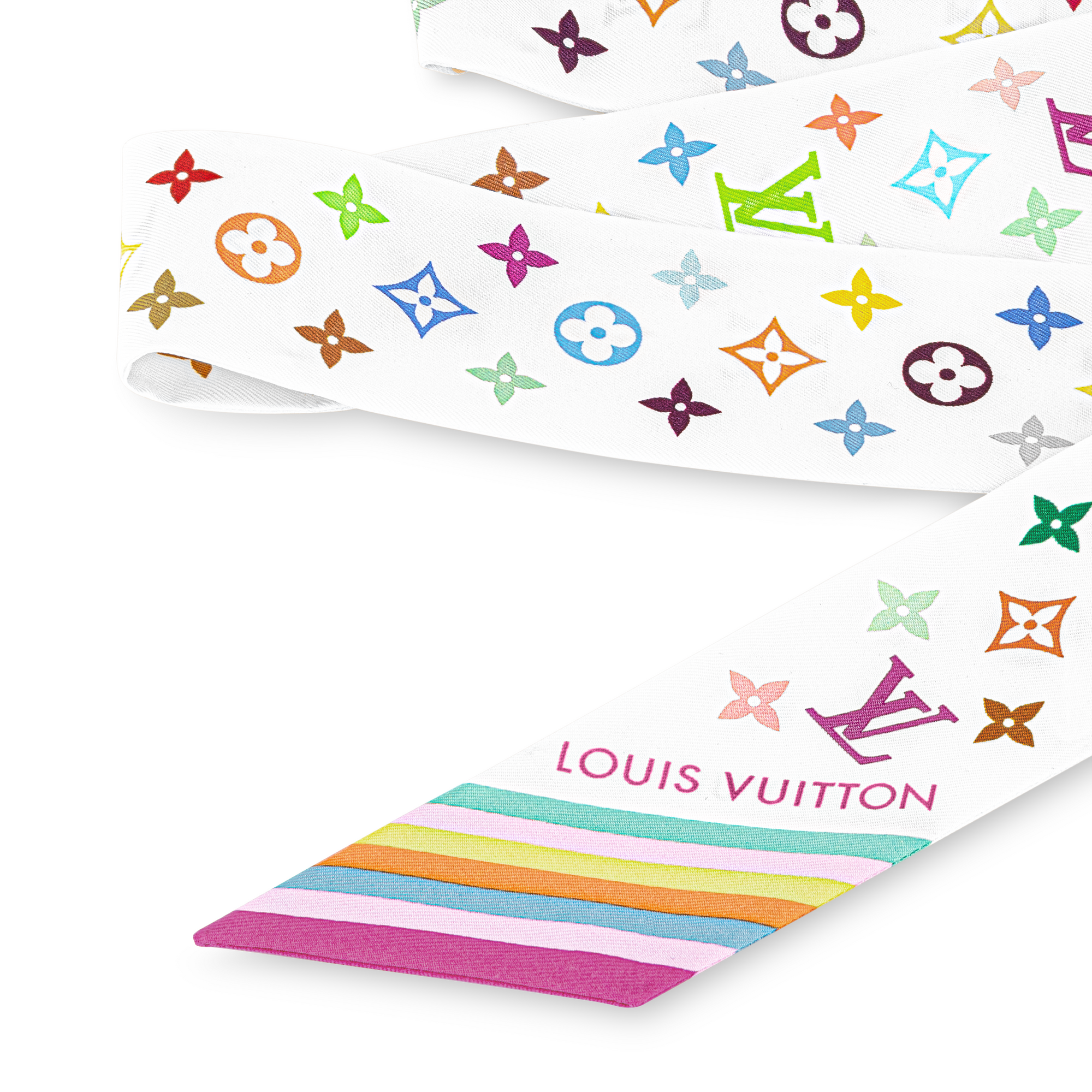 S00 Accesorios Pañuelos de seda y bandanas Bandana LV x TM Monogram Multicolor BB | Louis Vuitton ® (Ampliar producto)