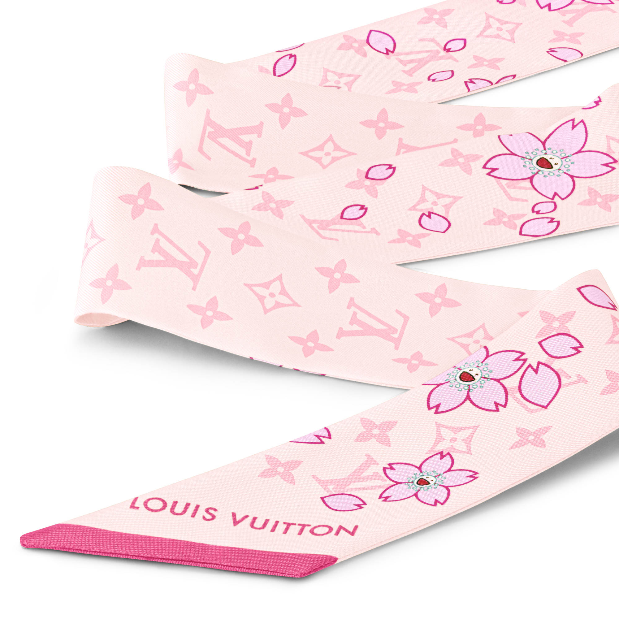 S00 Accesorios Pañuelos de seda y bandanas Bandana LV x TM Monograma Cherry Blossom BB | Louis Vuitton ® (Ampliar producto)