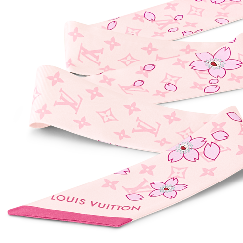 S00 Accesorios Pañuelos de seda y bandanas Bandana LV x TM Monograma Cherry Blossom BB | Louis Vuitton ® (Ampliar producto)