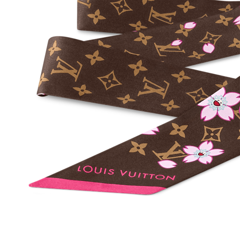 S00 Accesorios Pañuelos de seda y bandanas Bandana LV x TM Monograma Cherry Blossom BB | Louis Vuitton ® (Ampliar producto)