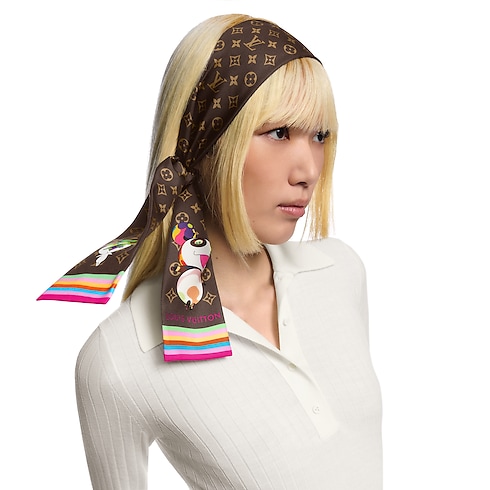 S00 Accesorios Pañuelos de seda y bandanas Bandana LV x TM Superflat | Louis Vuitton ® (Ampliar producto)