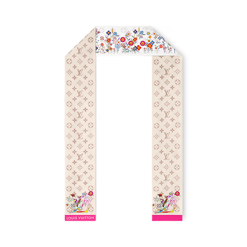 S00 Accesorios Pañuelos de seda y bandanas Bandana LV x TM Superflat Monogram | Louis Vuitton ® (Ampliar producto)