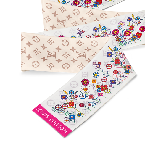 S00 Accesorios Pañuelos de seda y bandanas Bandana LV x TM Superflat Monogram | Louis Vuitton ® (Ampliar producto)