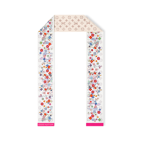 S00 Accesorios Pañuelos de seda y bandanas Bandana LV x TM Superflat Monogram | Louis Vuitton ® (Ampliar producto)