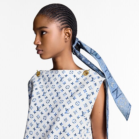 S00 Accesorios Pañuelos de seda y bandanas Bandana Monogram Infinity Denim BB | Louis Vuitton ® (Ampliar producto)