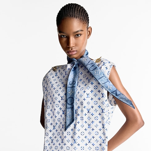 S00 Accesorios Pañuelos de seda y bandanas Bandana Monogram Infinity Denim BB | Louis Vuitton ® (Ampliar producto)