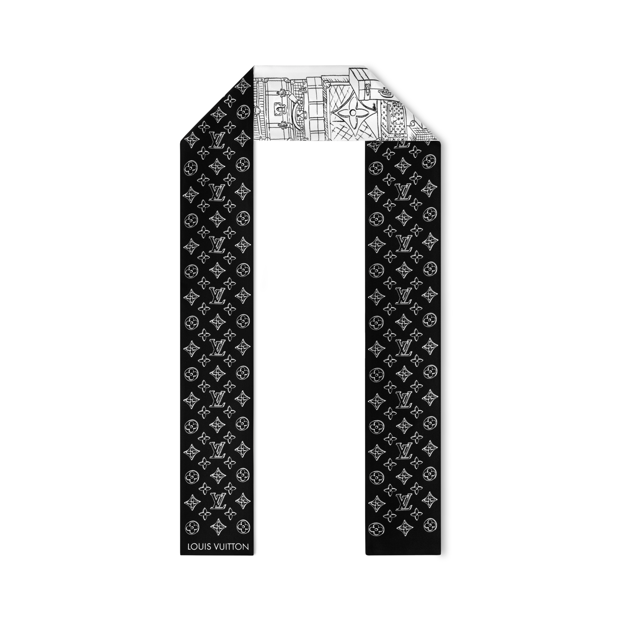 S00 Accesorios Pañuelos de seda y bandanas Bandana My LV Luggage | Louis Vuitton ® (Ampliar producto)