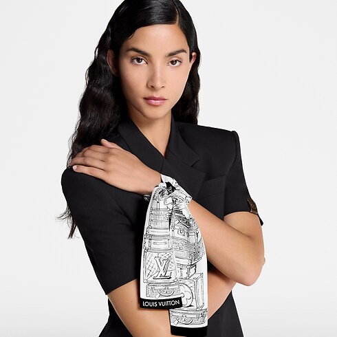 S00 Accesorios Pañuelos de seda y bandanas Bandana My LV Luggage | Louis Vuitton ® (Ampliar producto)