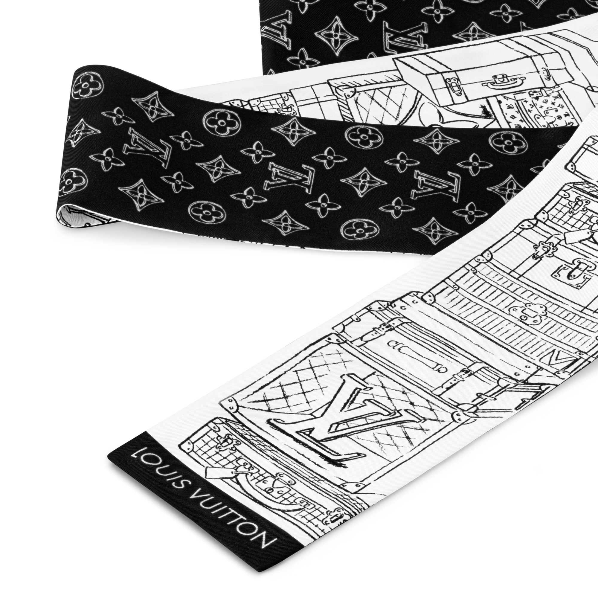 S00 Accesorios Pañuelos de seda y bandanas Bandana My LV Luggage | Louis Vuitton ® (Ampliar producto)