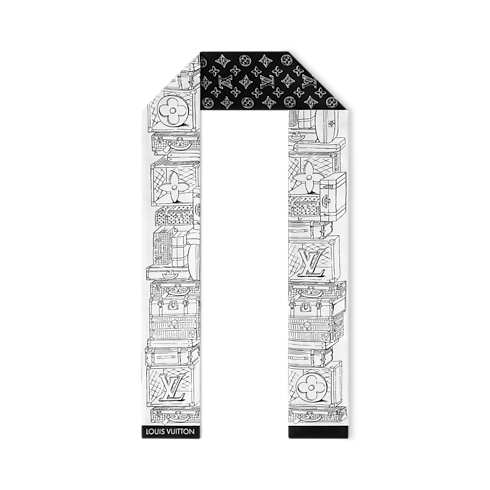 S00 Accesorios Pañuelos de seda y bandanas Bandana My LV Luggage | Louis Vuitton ® (Ampliar producto)