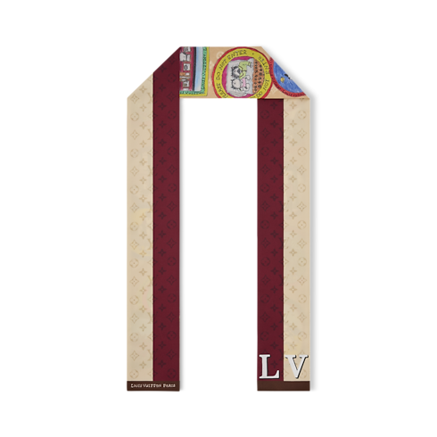 S00 Accesorios Pañuelos de seda y bandanas Bandana My LV Trunk | Louis Vuitton ® (Ampliar producto)