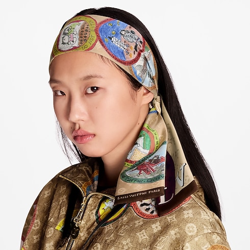 S00 Accesorios Pañuelos de seda y bandanas Bandana My LV Trunk | Louis Vuitton ® (Ampliar producto)