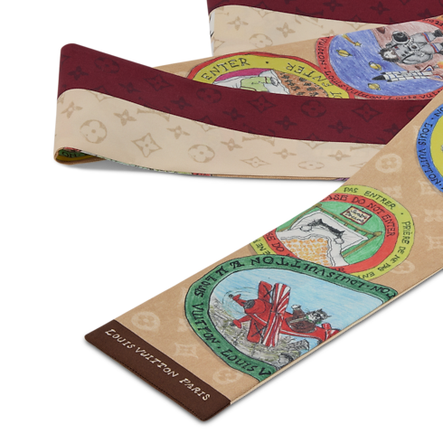 S00 Accesorios Pañuelos de seda y bandanas Bandana My LV Trunk | Louis Vuitton ® (Ampliar producto)