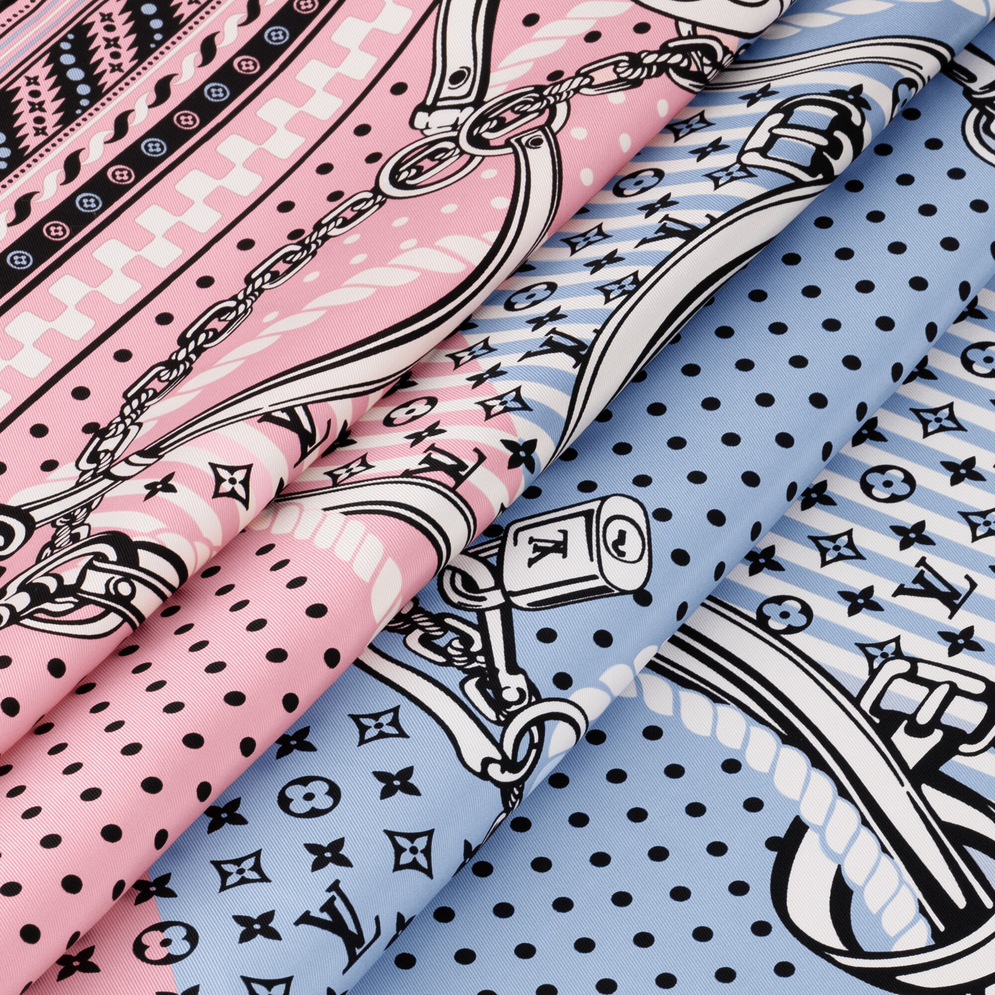S00 Accesorios Pañuelos de seda y bandanas Bandana Ocean Square 90 | Louis Vuitton ® (Ampliar producto)