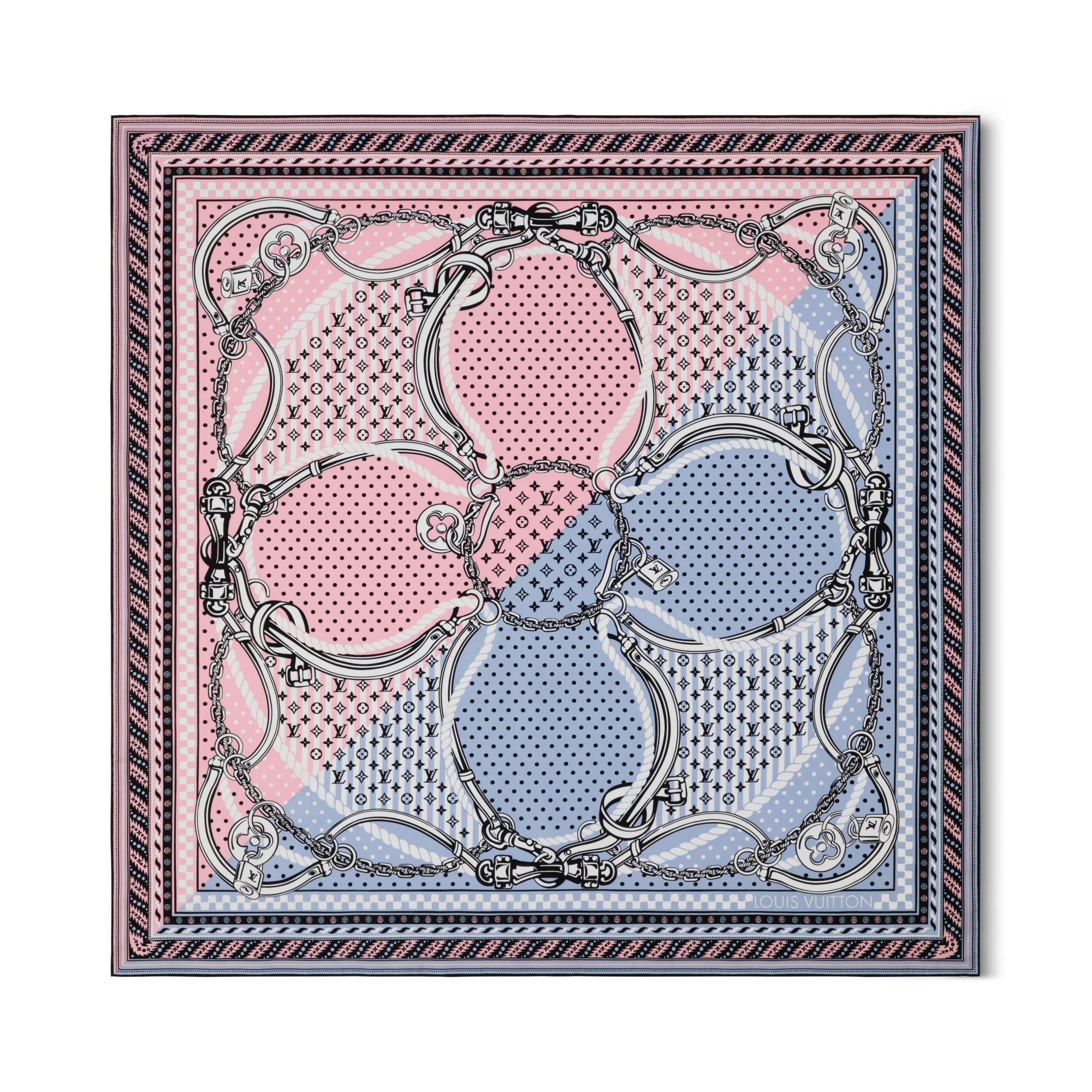 S00 Accesorios Pañuelos de seda y bandanas Bandana Ocean Square 90 | Louis Vuitton ® (Ampliar producto)