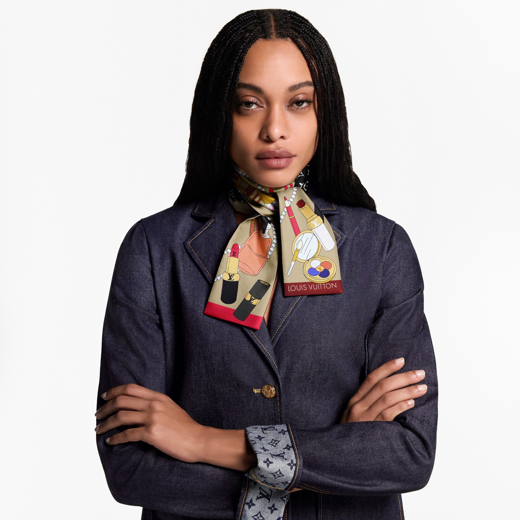 S00 Accesorios Pañuelos de seda y bandanas Bandana Paris En Beaute | Louis Vuitton ® (Ampliar producto)