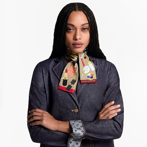 S00 Accesorios Pañuelos de seda y bandanas Bandana Paris En Beaute | Louis Vuitton ® (Ampliar producto)