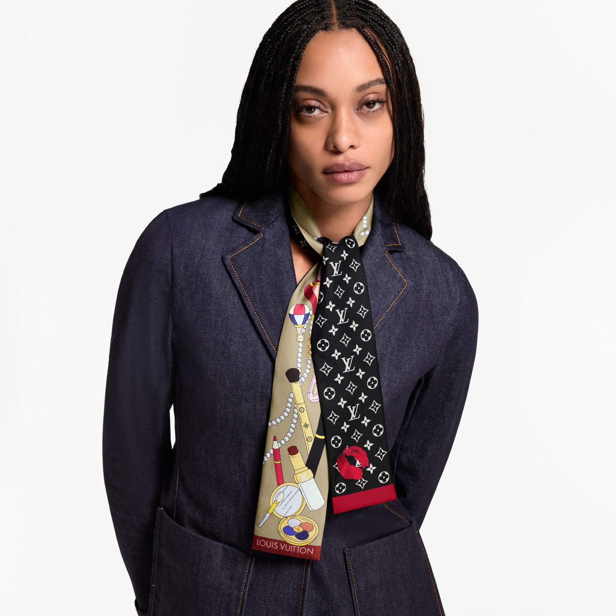 S00 Accesorios Pañuelos de seda y bandanas Bandana Paris En Beaute | Louis Vuitton ® (Ampliar producto)