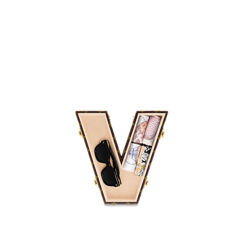 Monogram Baúles Baúles de letras Baúl Alphabet Trunk - Letra V | Louis Vuitton ® (Ampliar producto)