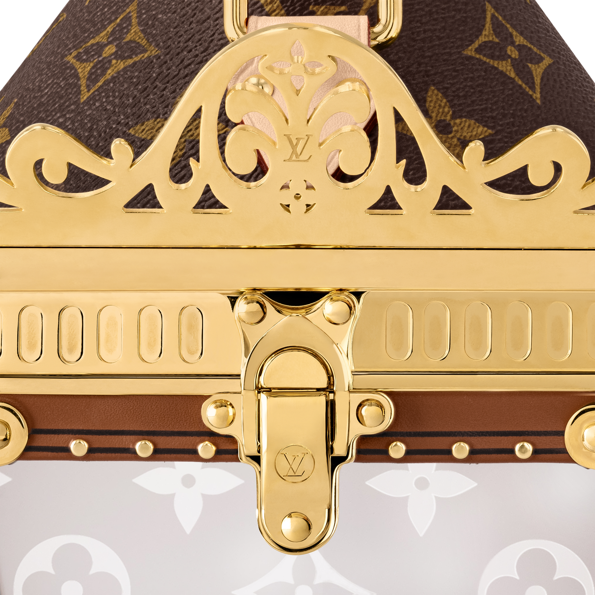 Monogram Baúles y Cajas Cofres Baúl Lantern Trunk Gold | Louis Vuitton ® (Ampliar producto)