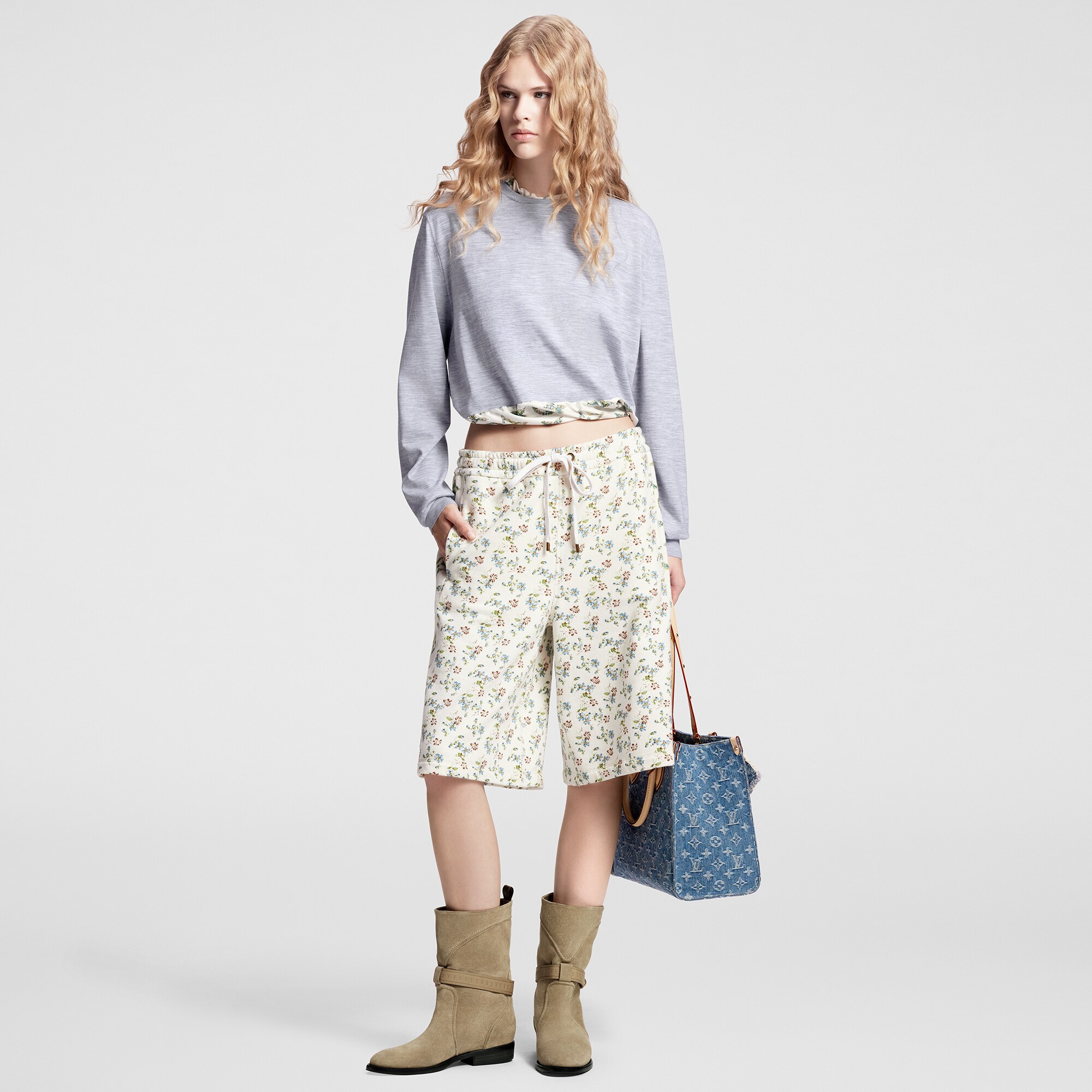  Ready to Wear Faldas y shorts Bermudas con estampado floral | Louis Vuitton ® (Ampliar producto)