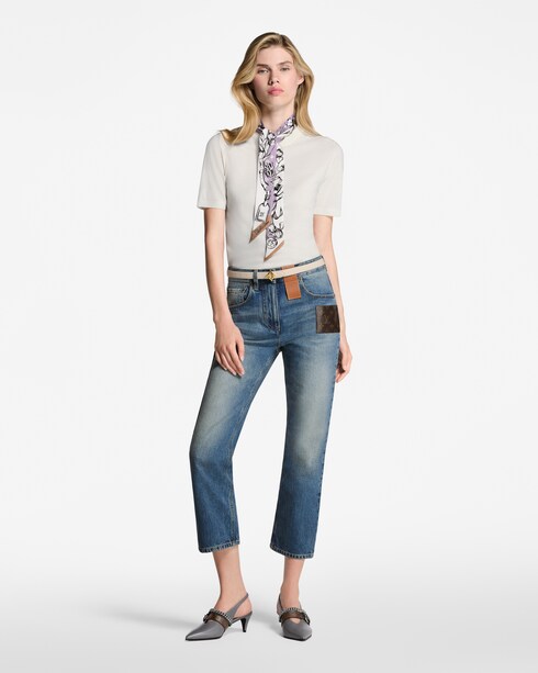 S00 Acessórios Lenços de Seda e Bandeaus Bandeau Blooming Monogram BB | Louis Vuitton ®