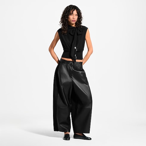 Ready-to-Wear Tops y Playeras Blusa con chalina y detalle Monograma | Louis Vuitton ® (Ampliar producto)