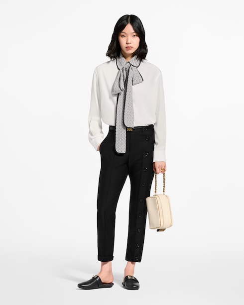 Ready-to-Wear Tops Monogram Collar Blouse | Louis Vuitton ®