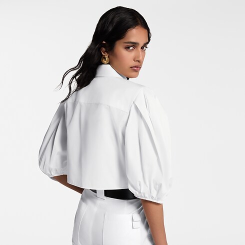 Ready to Wear Tops Blusa con mangas farol | Louis Vuitton ® (Ampliar producto)