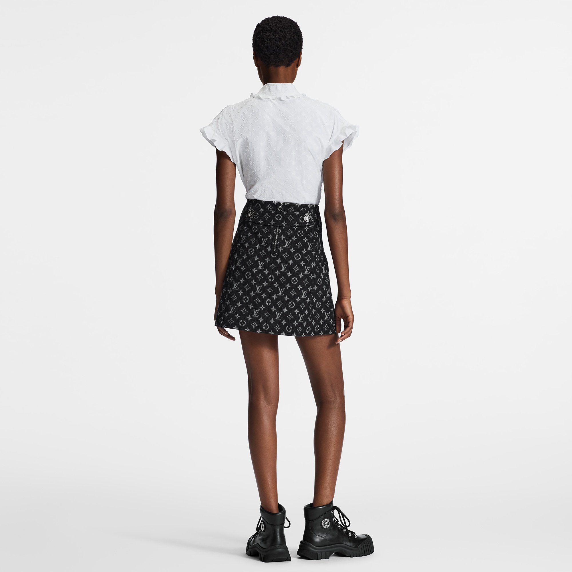 Ready to Wear Tops Blusa con volantes | Louis Vuitton ® (Ampliar producto)