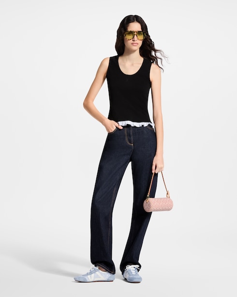 Ready-to-Wear Blusas Regata com Babado na Barra | Louis Vuitton ®