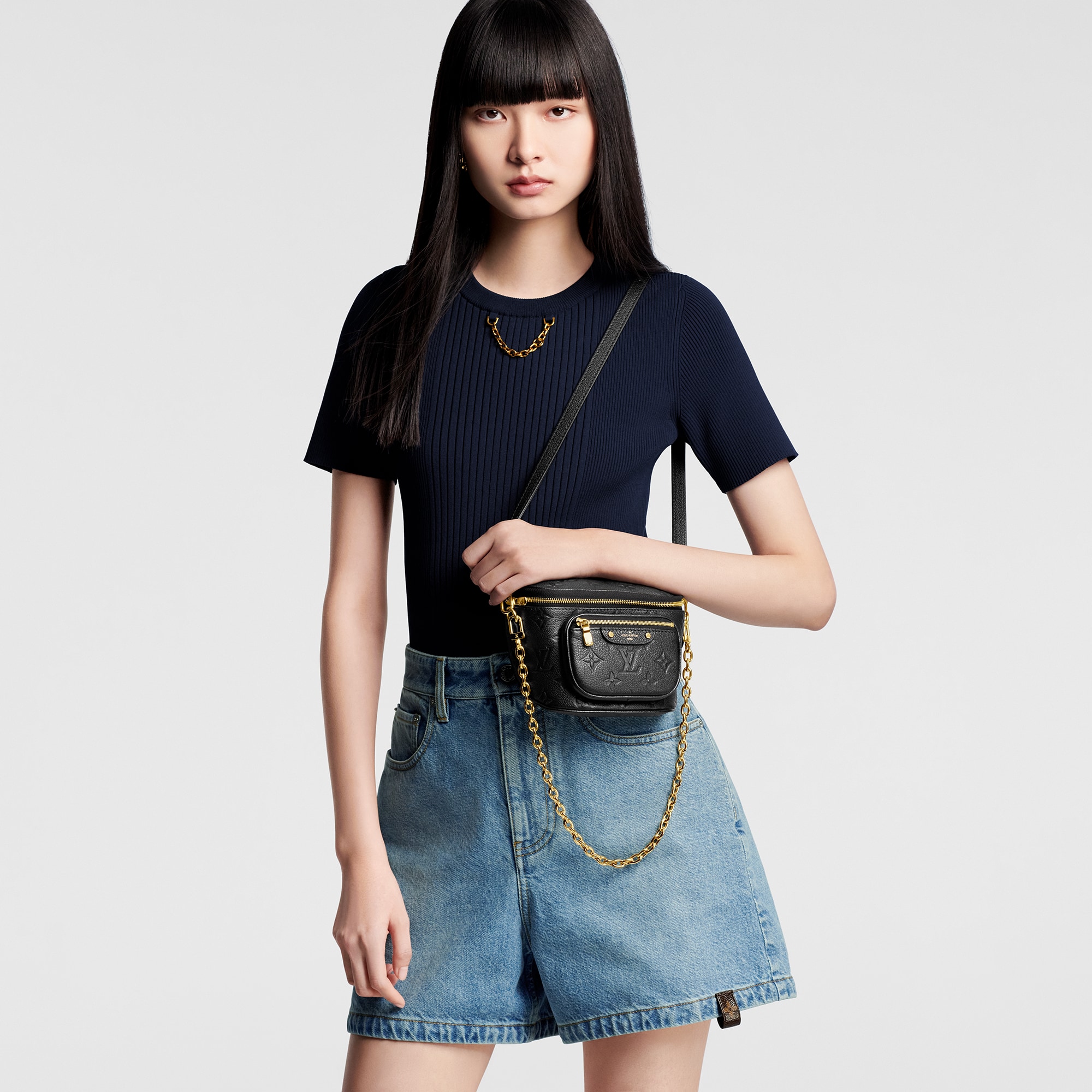 Monogram Empreinte Bolsas de mano Todas las bolsas de mano Bolsa cangurera Mini | Louis Vuitton ® (Ampliar producto)
