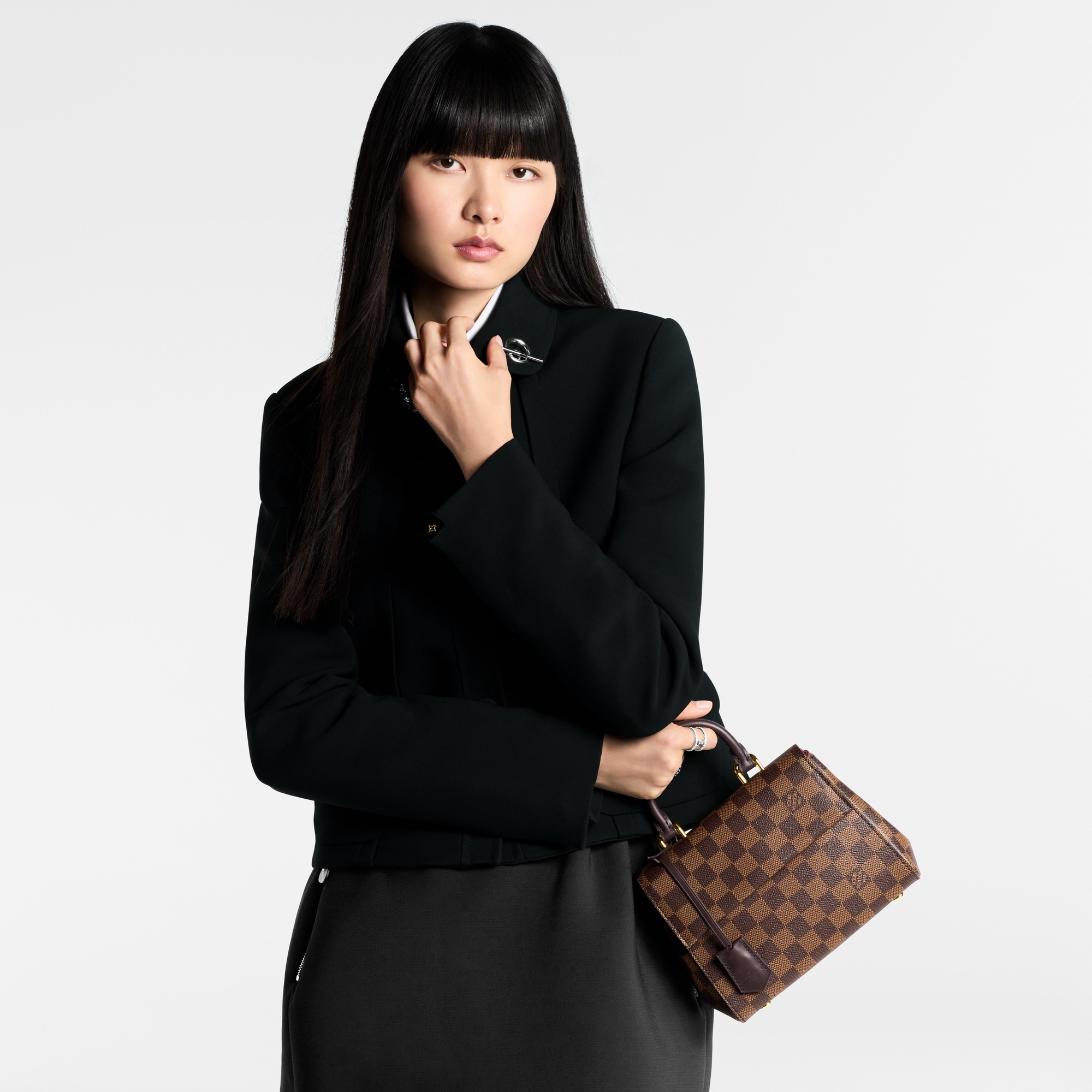 Damier Ebene Bolsas de mano Todas las bolsas de mano Bolsa Cluny Mini | Louis Vuitton ® (Ampliar producto)