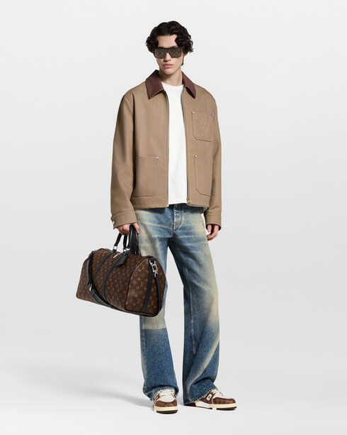 Monogram Macassar Personalização Bolsas e Artigos de Viagem Keepall Bandoulière 45 | Louis Vuitton ®