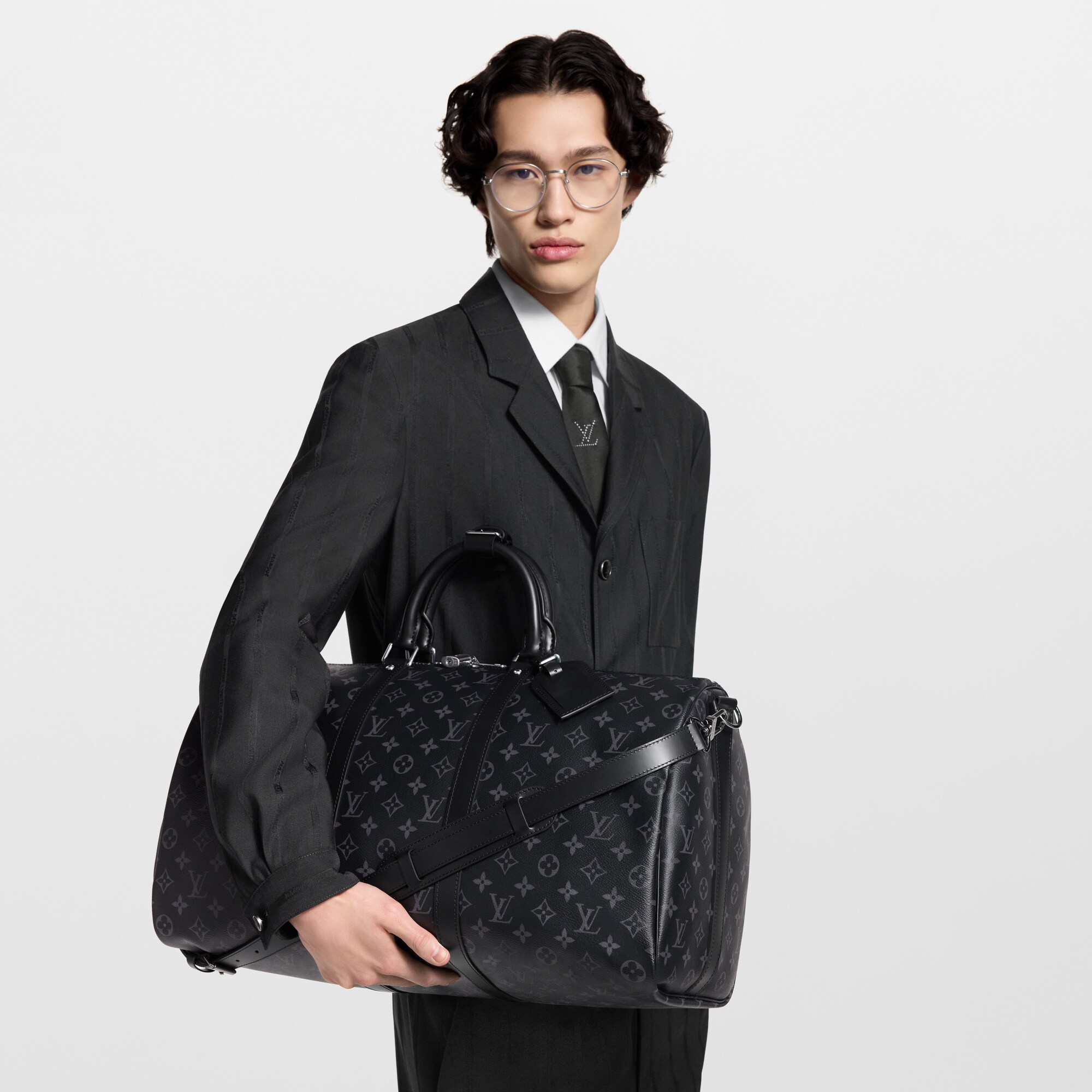Monogram Eclipse Bolsas para Hombre LV Icons Bolsa de viaje Keepall 50 con correa | Louis Vuitton ® (Ampliar producto)