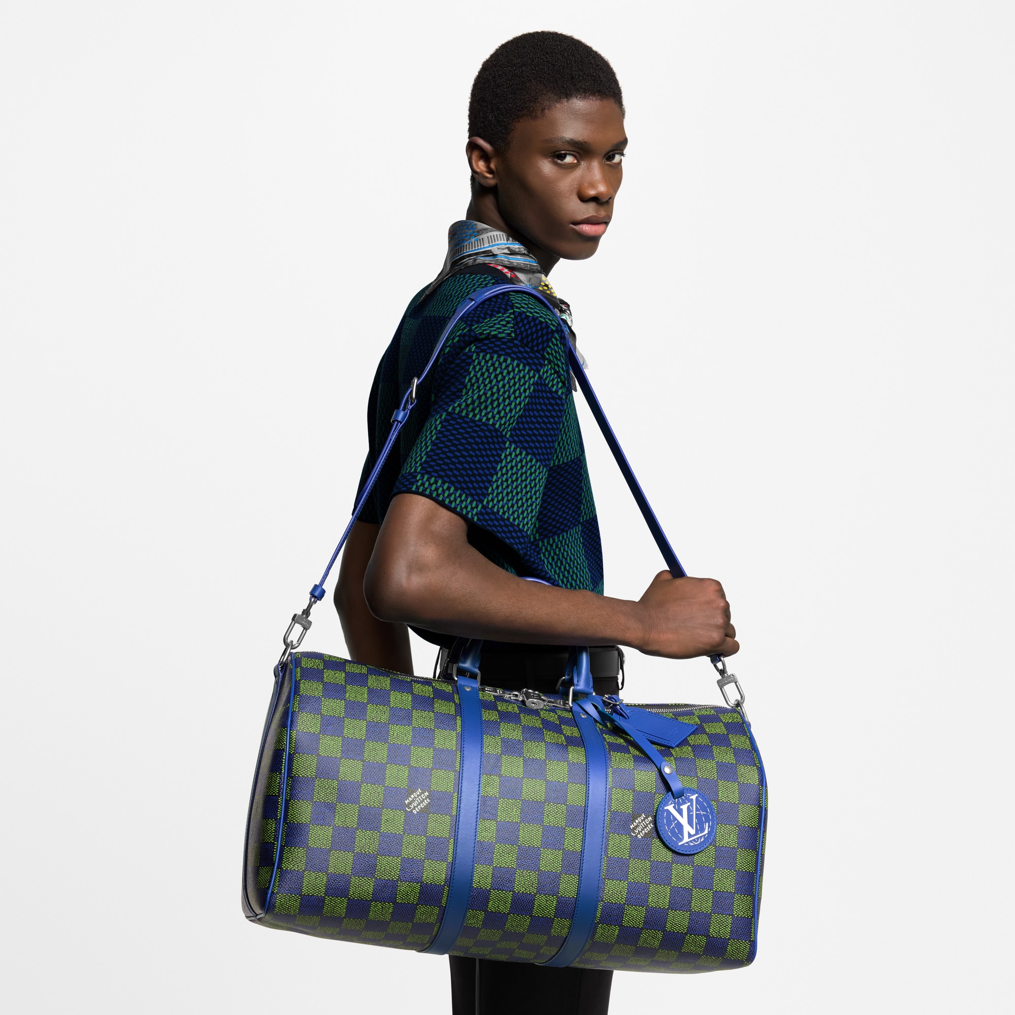 Damier Other Bolsas para Hombre LV Icons Bolsa de viaje Keepall 50 con correa | Louis Vuitton ® (Ampliar producto)