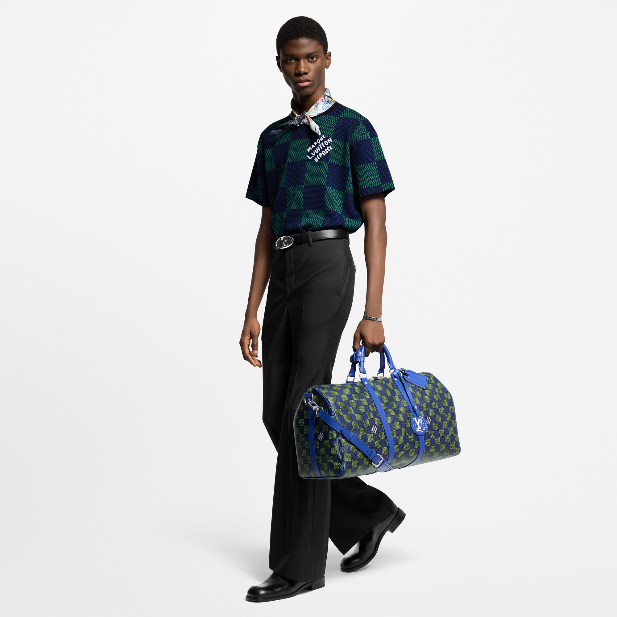 Damier Other Bolsas para Hombre LV Icons Bolsa de viaje Keepall 50 con correa | Louis Vuitton ® (Ampliar producto)