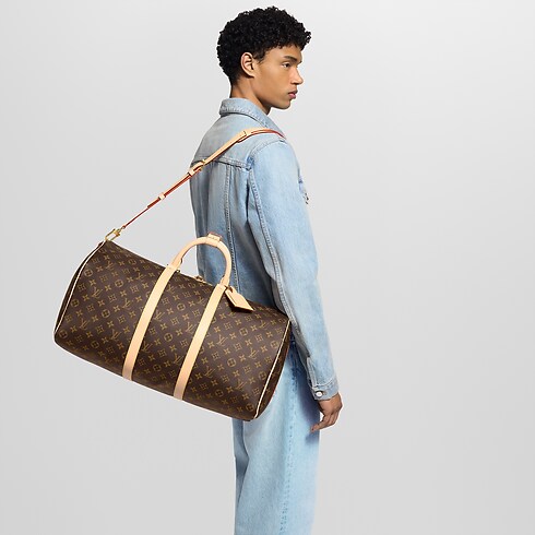 Canvas Monogram Viajes Equipaje flexible y bolsas de viaje Bolsa de viaje Keepall 55 | Louis Vuitton ® (Ampliar producto)