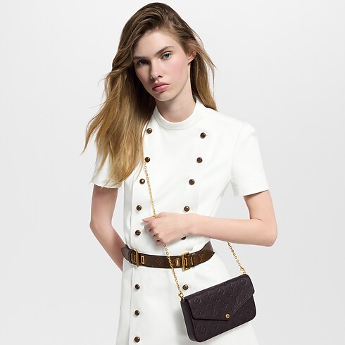 Monogram Empreinte Carteras y artículos de piel pequeños Carteras con cadena y Micro Bolsas Bolsa Félicie Pochette | Louis Vuitton ® (Ampliar producto)